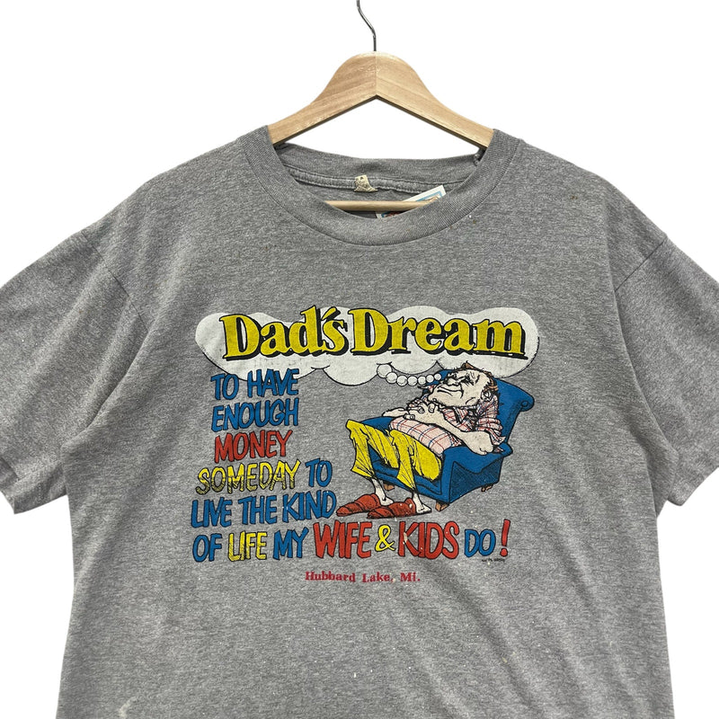 Vintage Dad's Dream Hubbard Lake, MI Tee