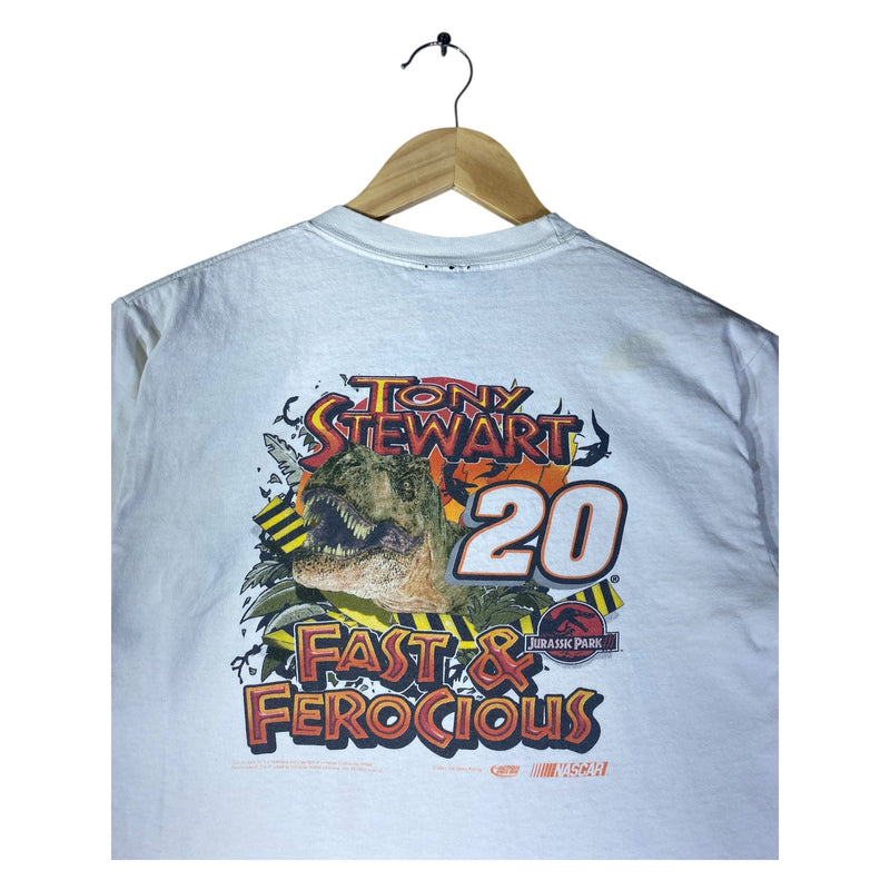 Vintage Tony Stewart 20 Jurassic Park T-Shirt