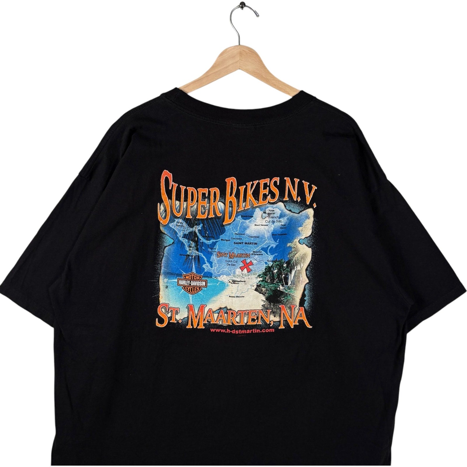 Vintage Harley Davidson Pirate St. Maarten Tee