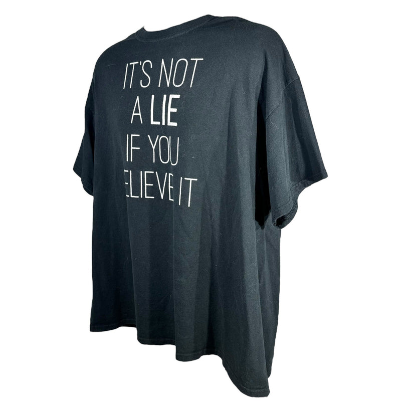 Vintage "It's Not A Lie If You Believe It" Quote Tee