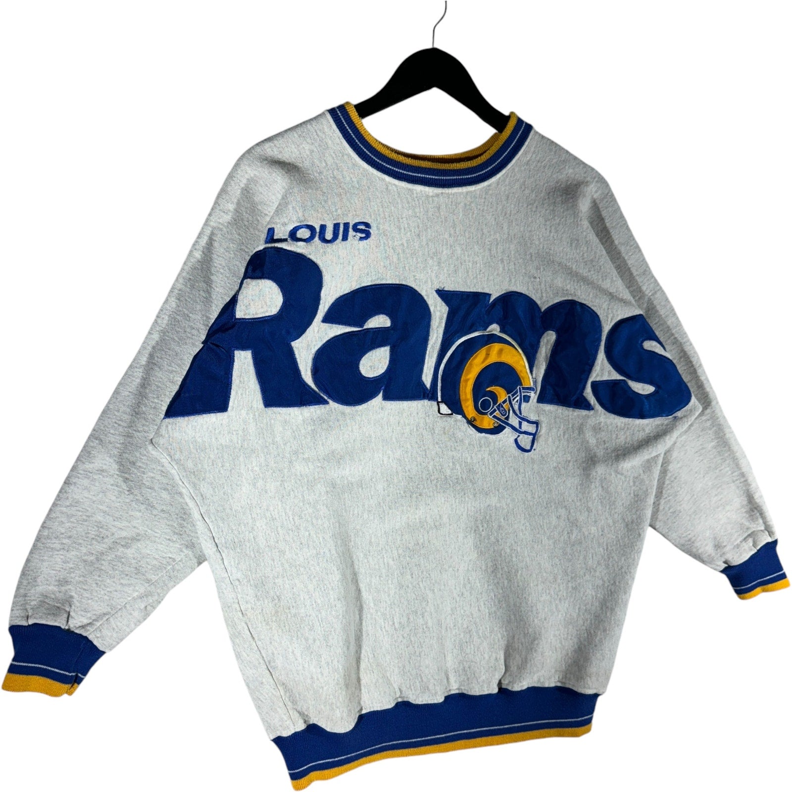 Vintage St. Louis Rams Spellout NFL Crewneck