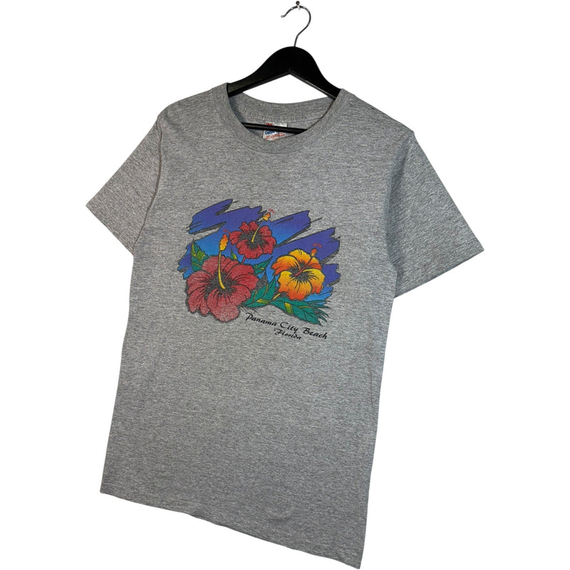 Vintage Panama City Beach Flower Souvenir T-Shirt