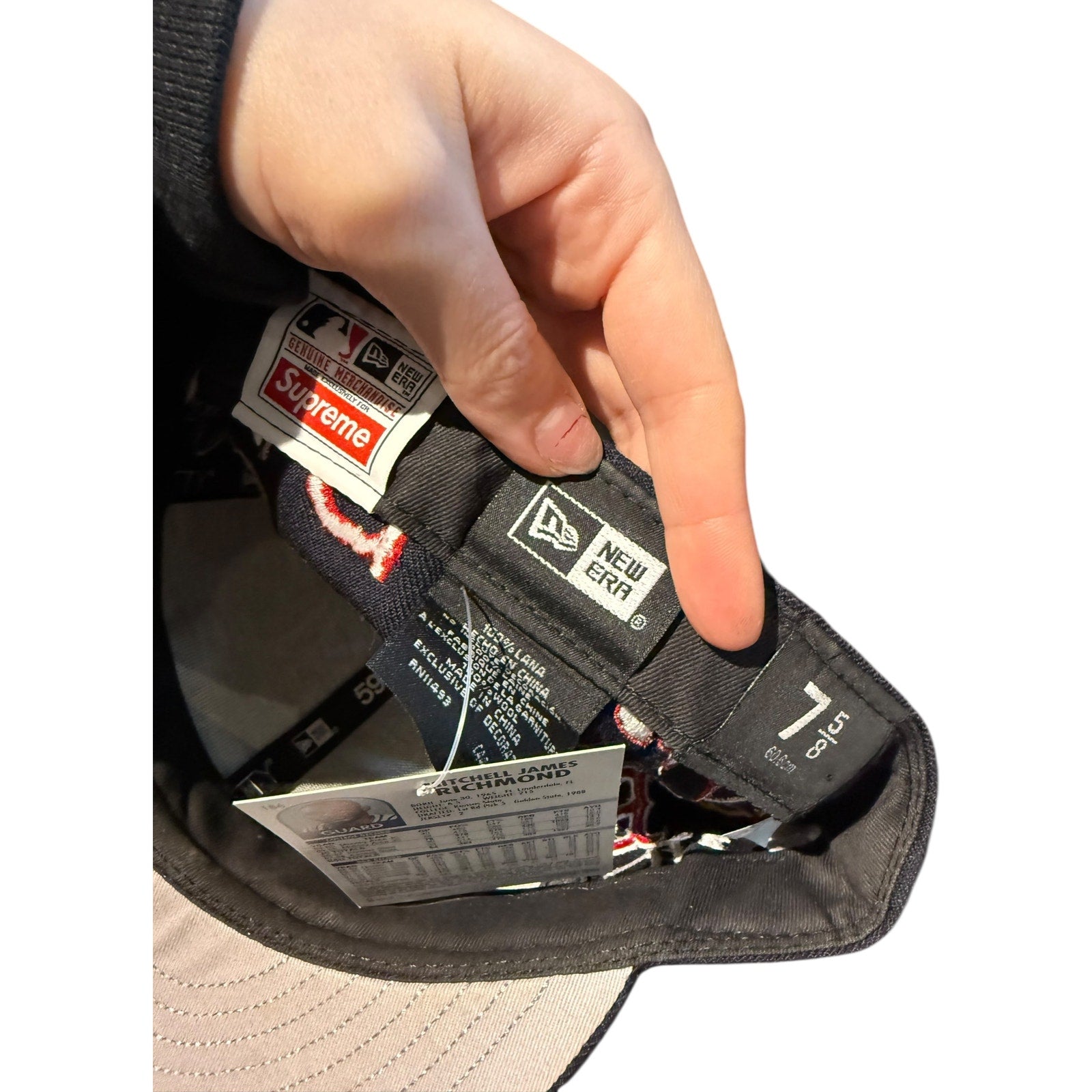 Vintage Supreme x New Era MLB Team Logos Fitted Hat