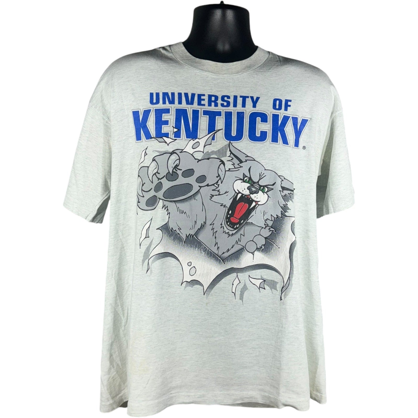 Vintage Kentucky Wildcats Mascot Breakthrough Tee 90s