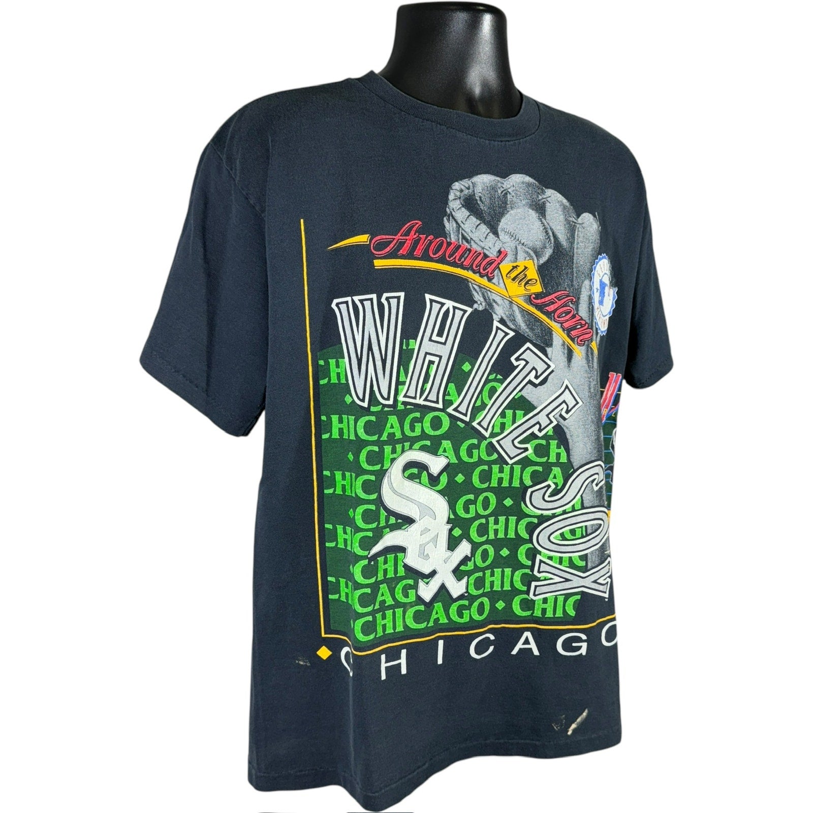 Vintage Chicago White Sox "Around The Horn" AOP MLB Tee