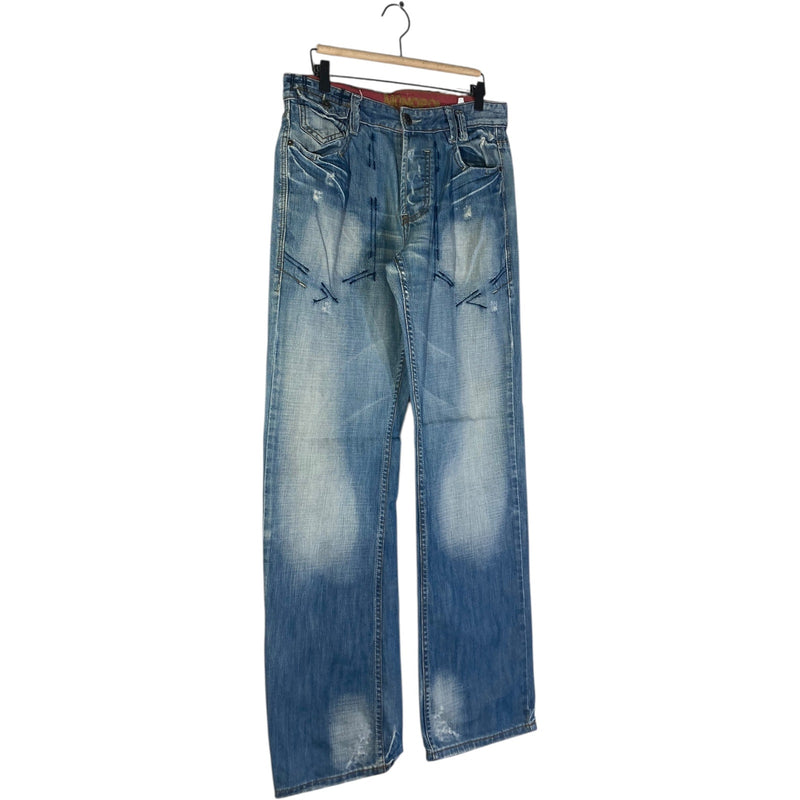 Vintage Faded Straight Leg Denim Jeans 32x32
