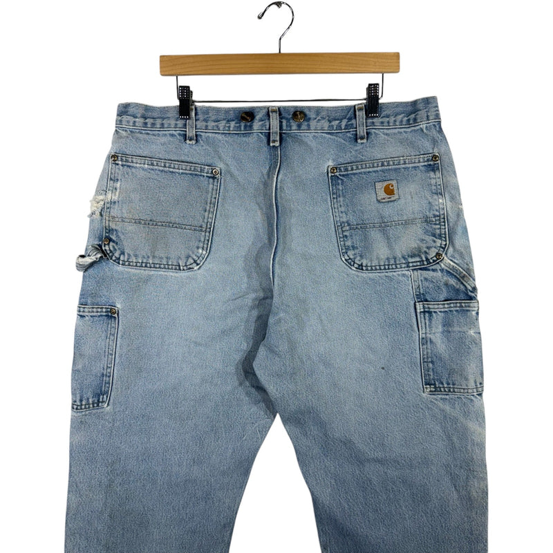 Vintage Carhartt Denim Double Knee Carpenter Pants