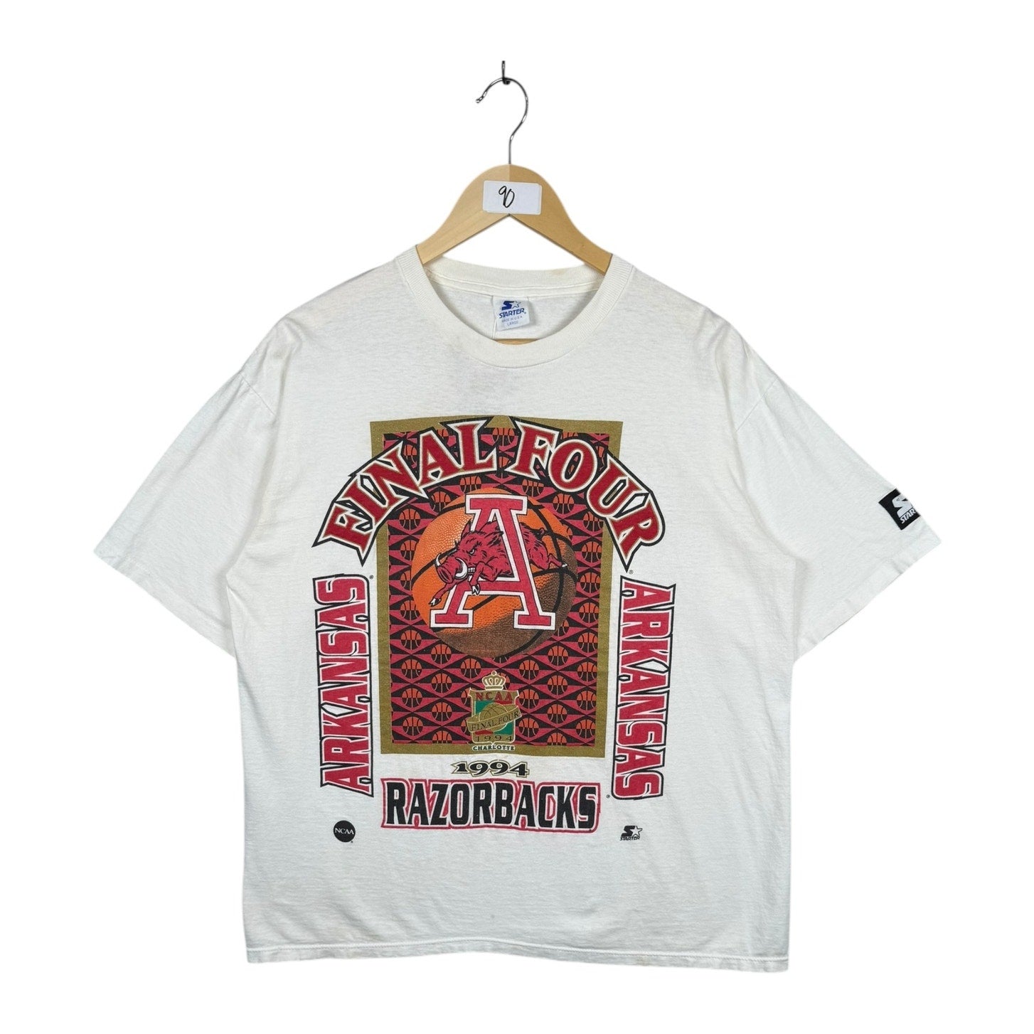Vintage Starter Arkansas Razorbacks NCAA 90s T-Shirt
