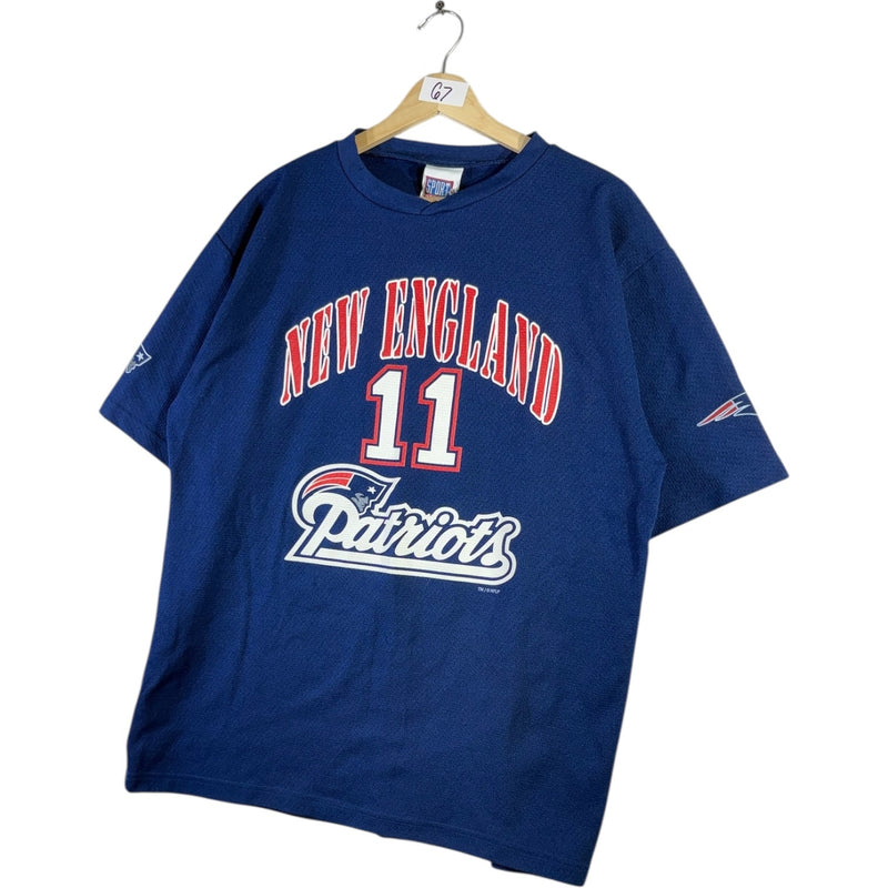 Vintage New England Patriots Bledsoe #11 NFL T-Shirt