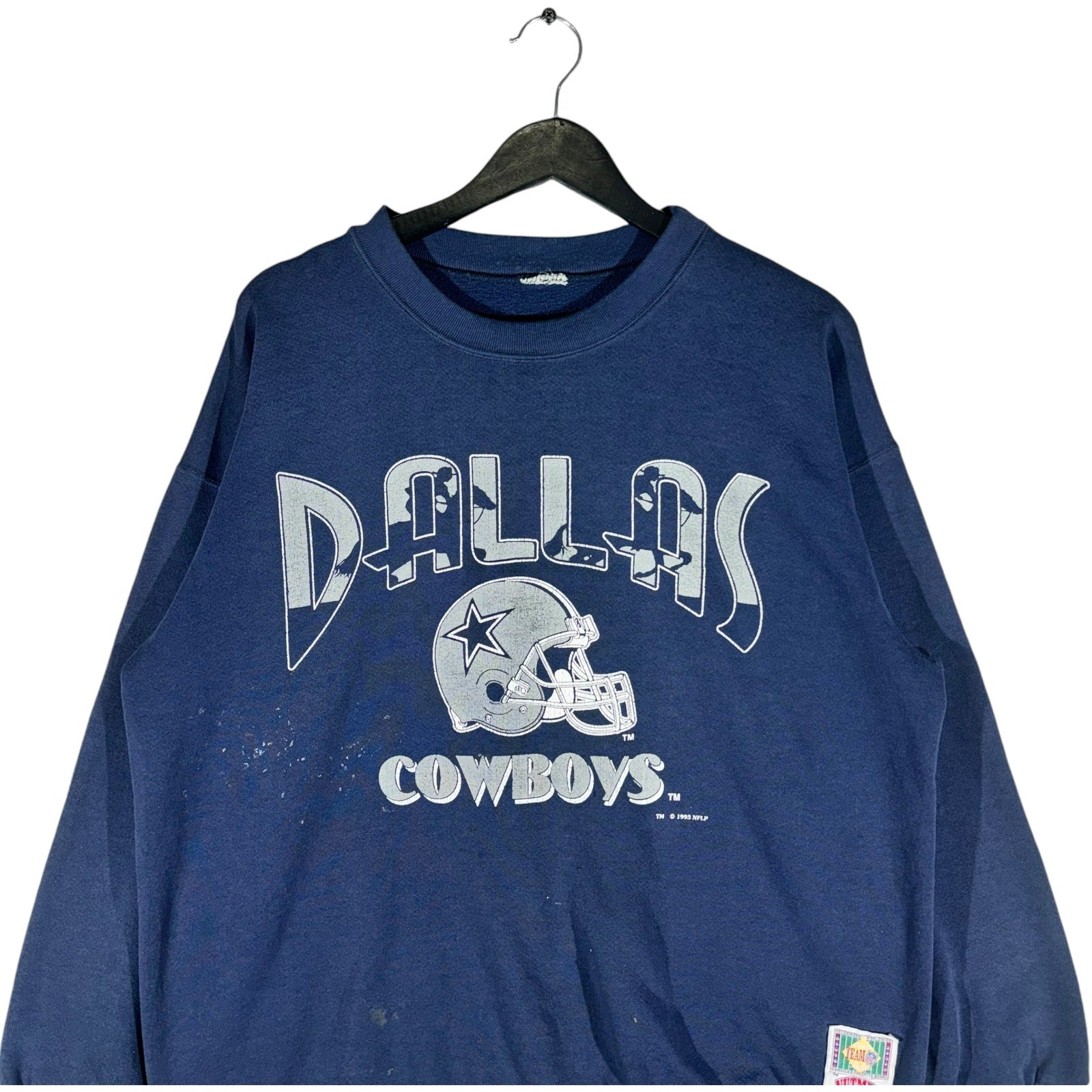 Vintage Dallas Cowboys Helmet NFL Crewneck 90s