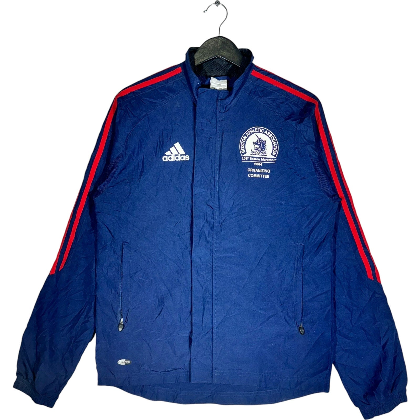 Vintage Adidas Boston Marathon Committee Light Jacket 2004