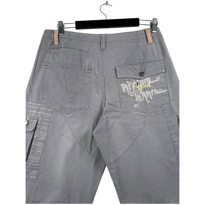 Vintage Ripcurl Logo Embroidered Cargo Shorts 35