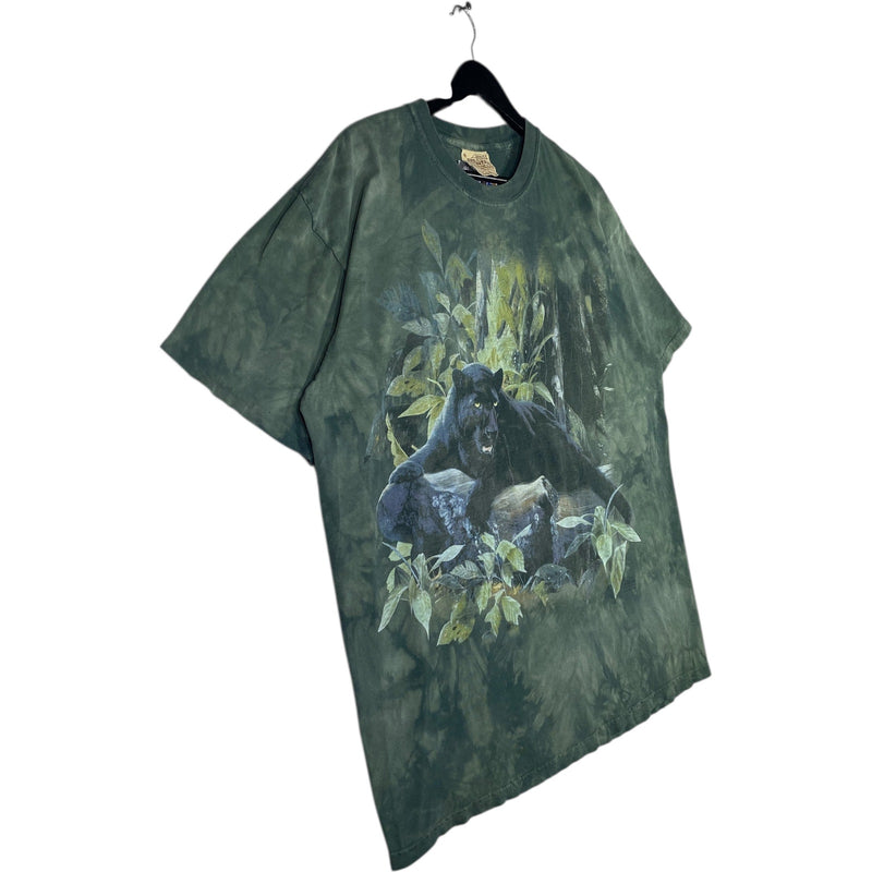 Vintage The Mountain Black Panther AOP T-Shirt