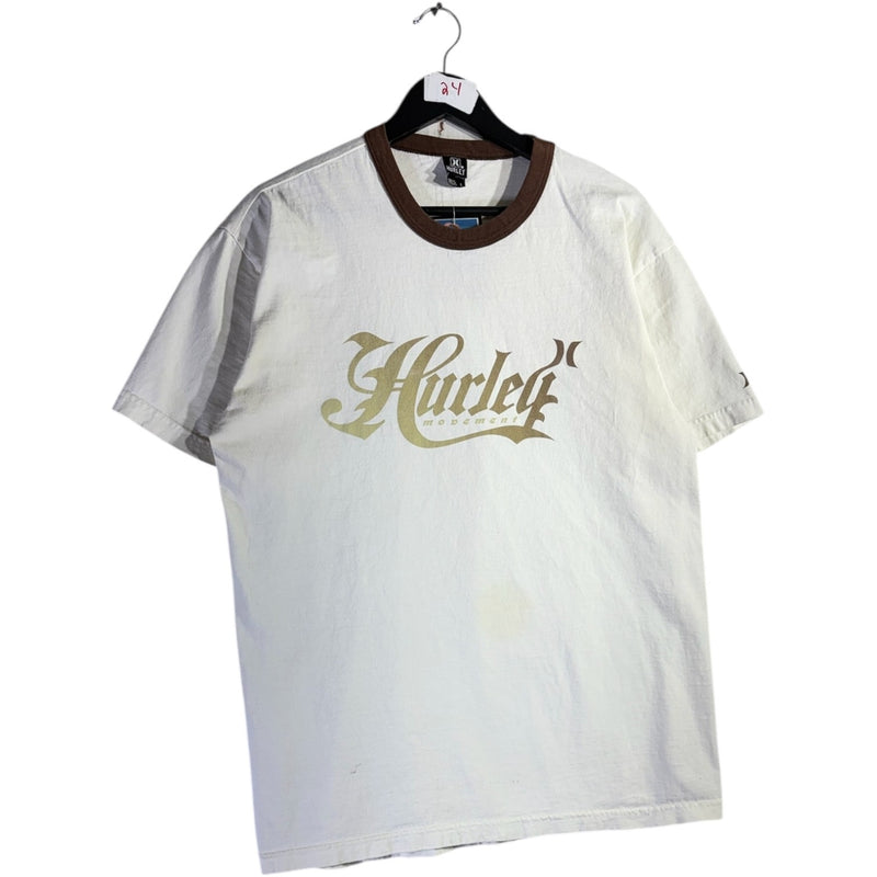 Vintage Hurley Spell Out Print T-Shirt