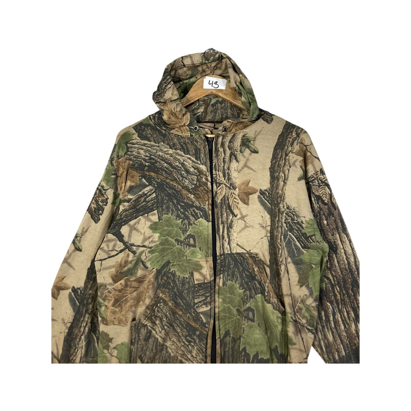 Vintage Sports Afield Real Tree Full Zip Hoodie