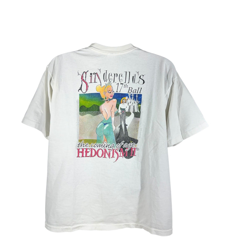 Vintage Hedonism II "Sinderllas 17th Ball" Tee 1998