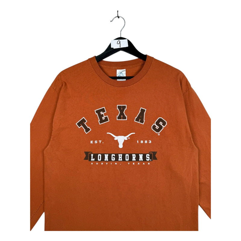 Vintage Texas Longhorns NCAA Long Sleeve T-Shirt