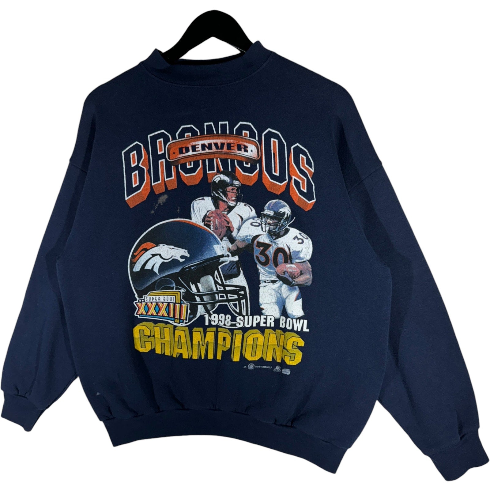 Vintage Denver Broncos Super Bowl Champions Crewneck 1998