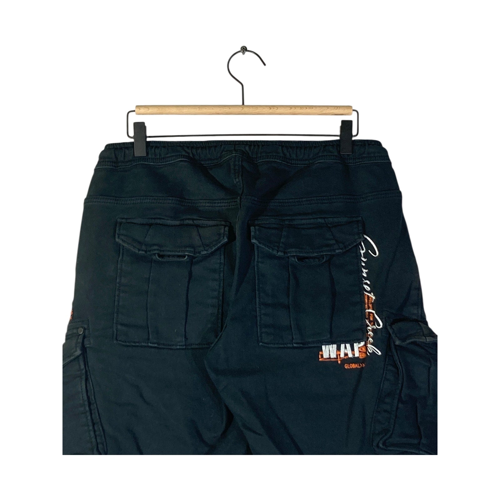 Vintage Denim 1982 Graphic Utility Cargo Shorts 32x11