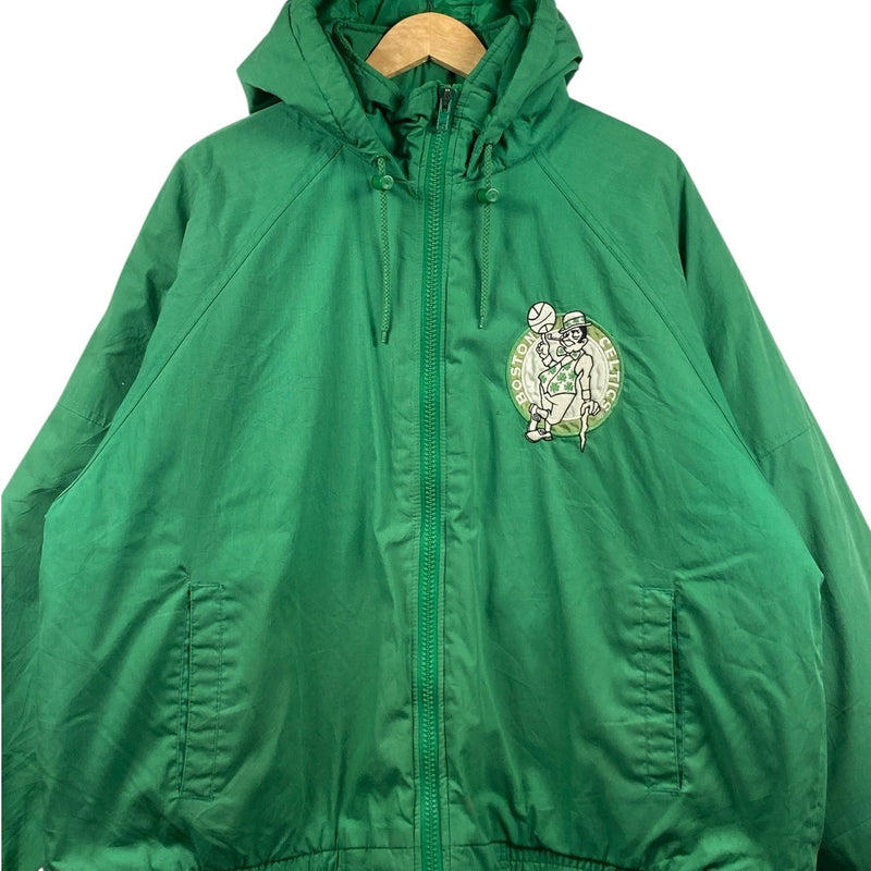 Vintage Boston Celtics NBA Full Zip Hooded Jacket