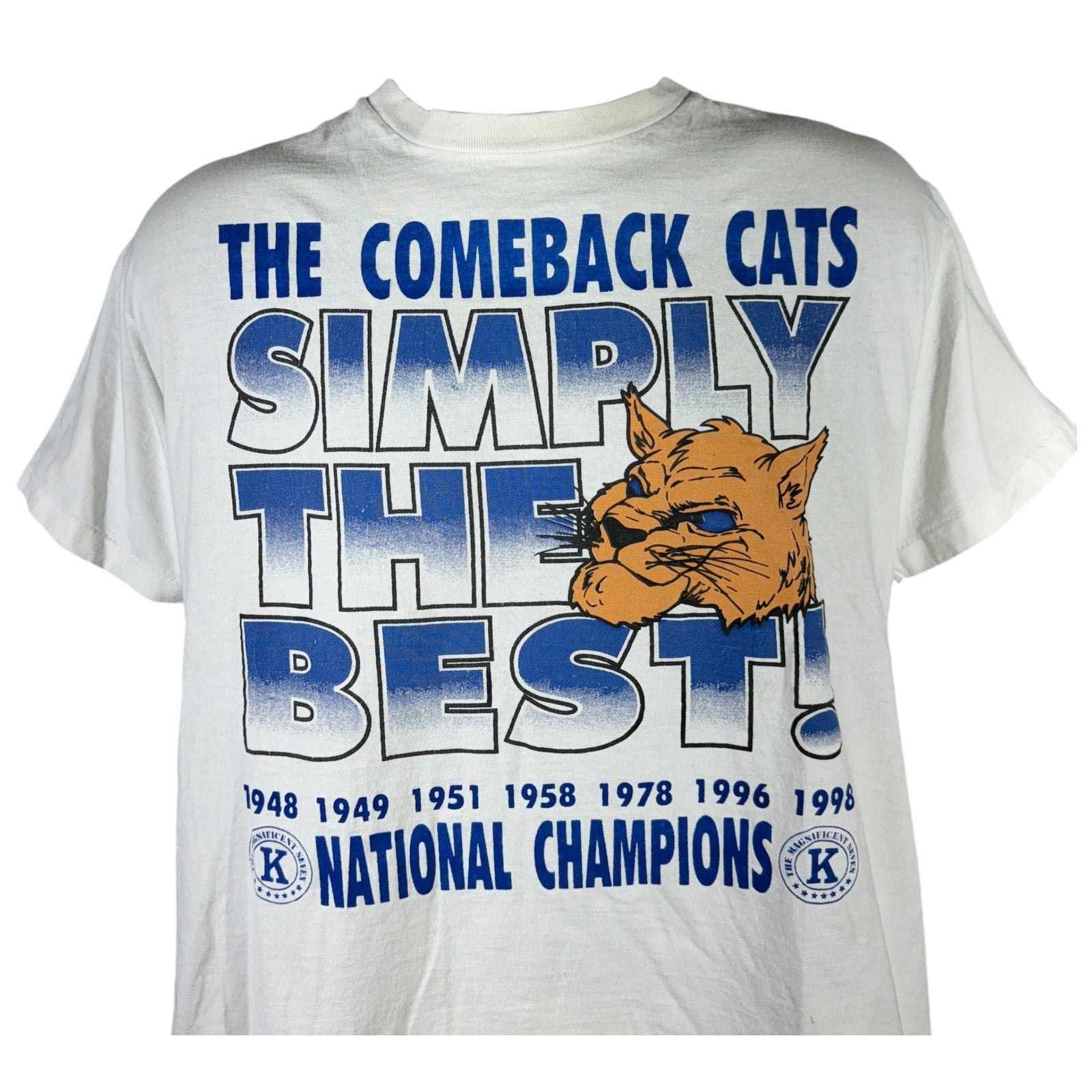 Vintage University Of Kentucky "Simply The Best!" Tee 90s