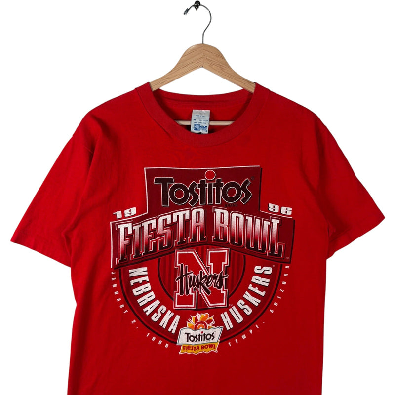 Vintage University Of Nebraska Tostitos Fiesta Bowl Tee 1996 M