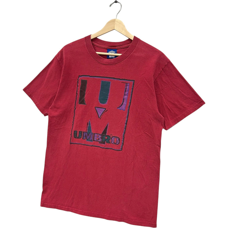 Vintage Umbro Front And Back Logo Tee