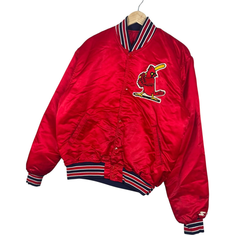 Vintage Starter St. Louis Cardinals Bomber Light Jacket