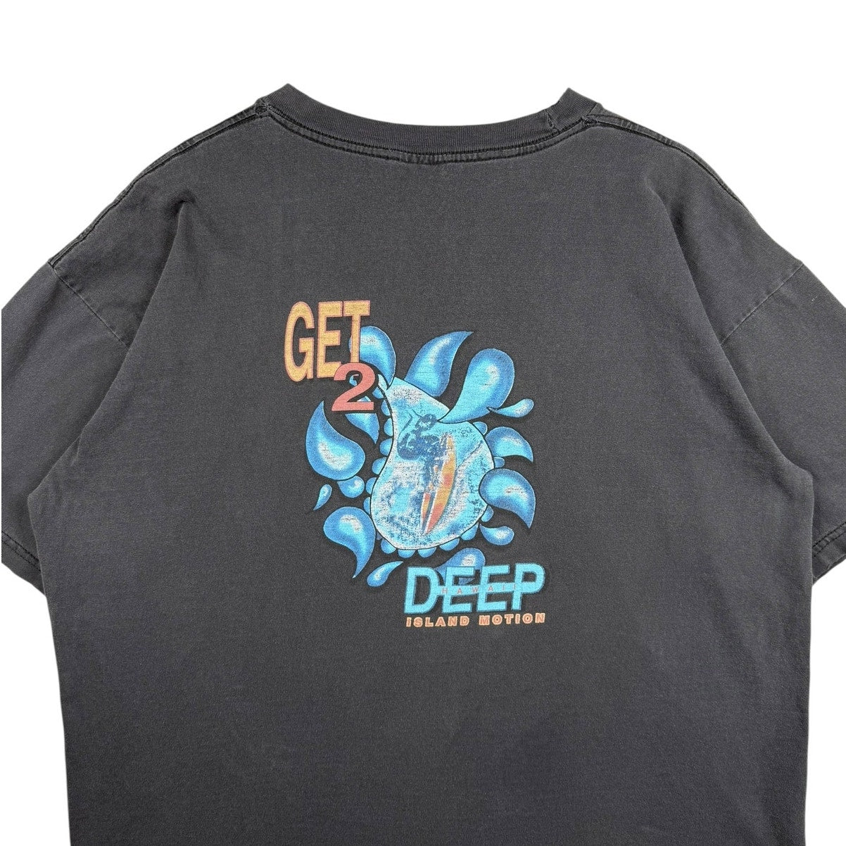 Vintage Surf Get 2 Deep Graphic 90s T-Shirt