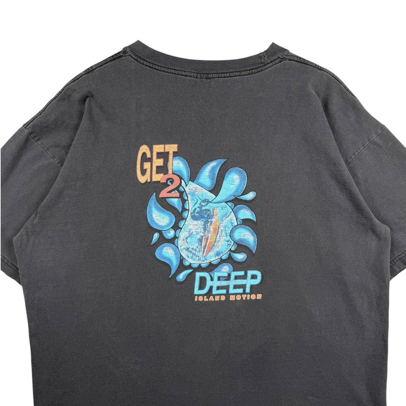Vintage Surf Get 2 Deep Graphic 90s T-Shirt