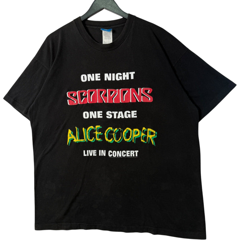 Vintage Scorpions Alice Cooper Tour Tee