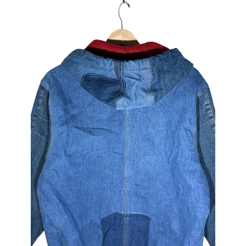 Vintage Carhartt Zip Up Sweater Denim Hoodie