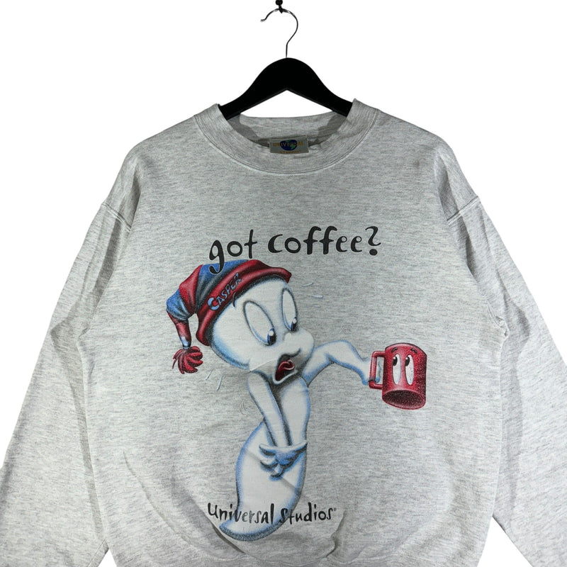 Vintage "Got Coffee?" Casper The Friendly Ghost Crewneck