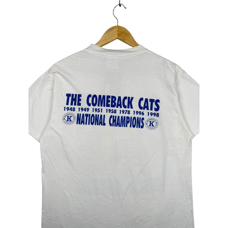 Vintage NCAA Champions Kentucky Wildcats 1998 T-Shirt