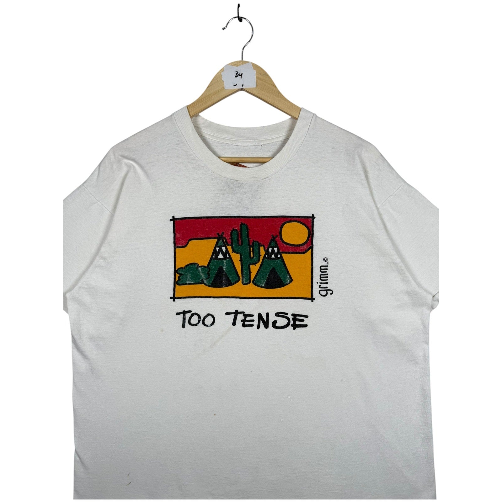 Vintage Too Tense Desert Teepees T-Shirt