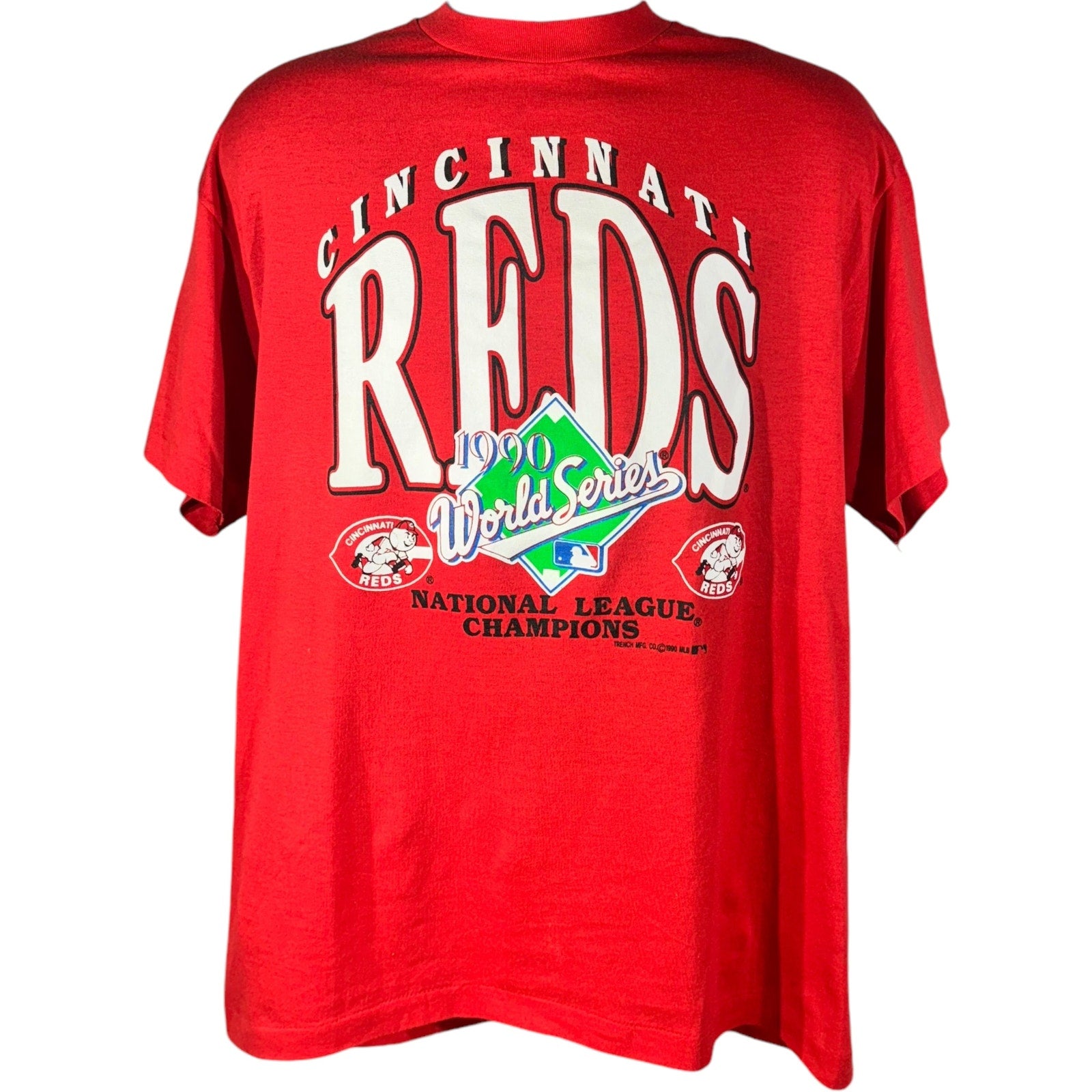 Vintage Cincinnati Reds World Series Tee 1990