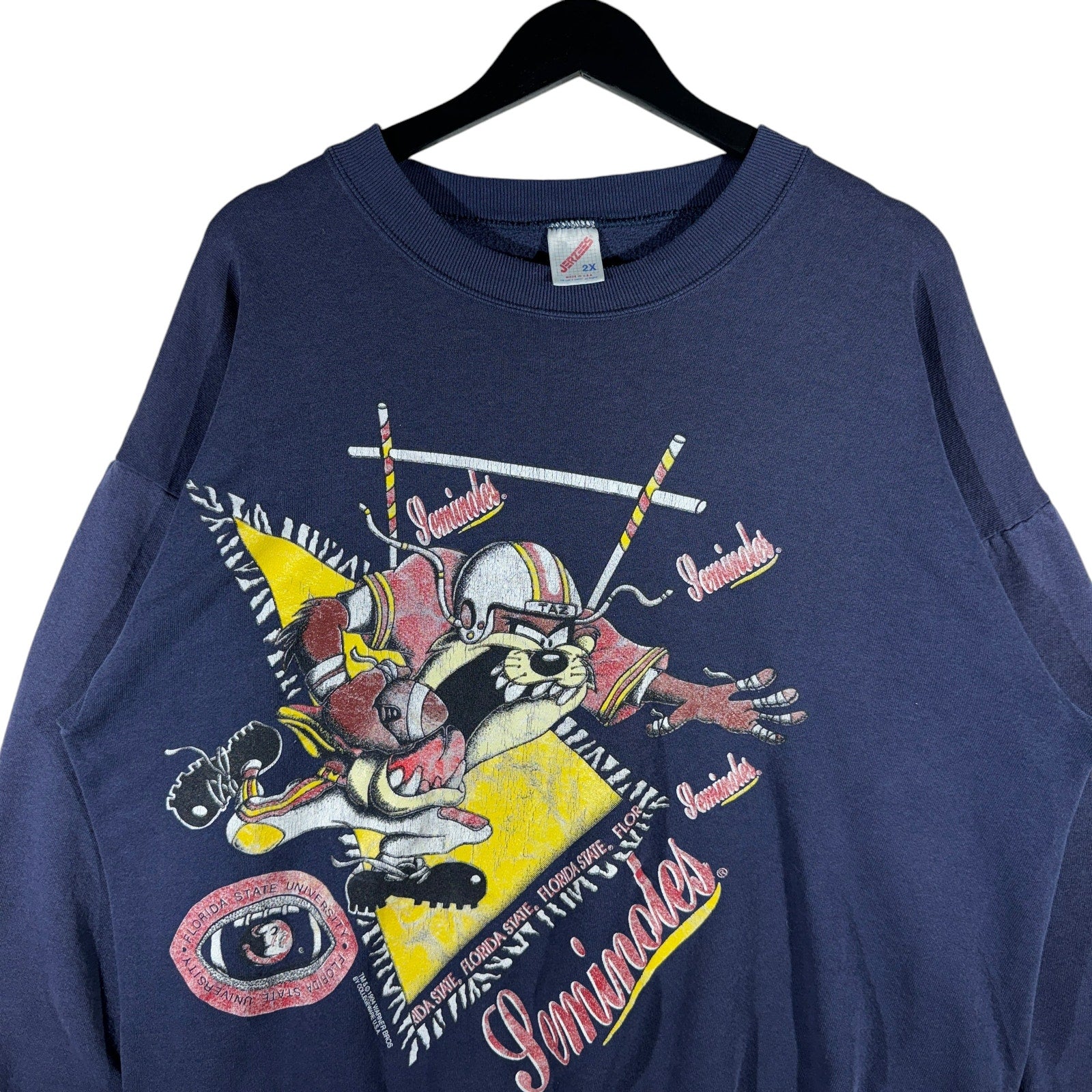 Vintage Taz Washington Redskins Crewneck