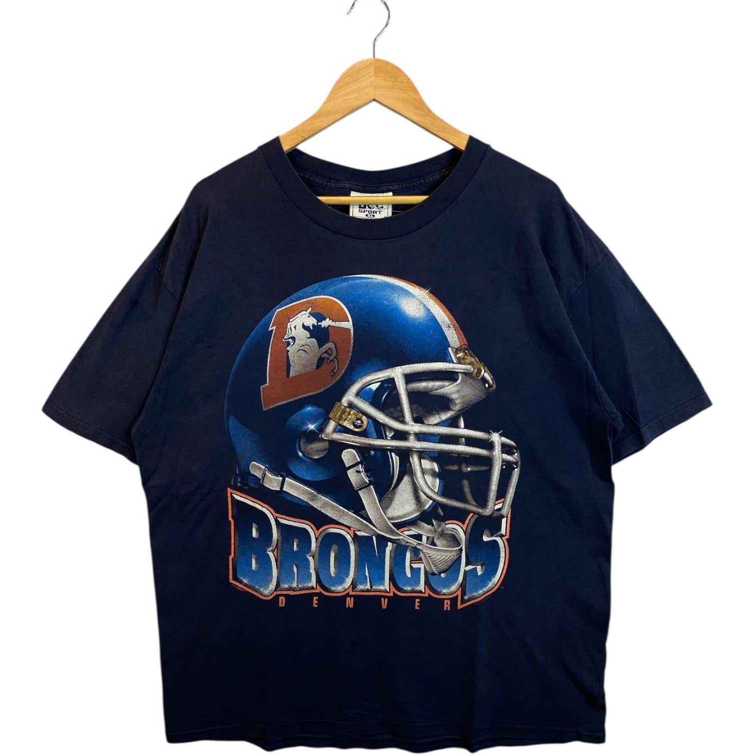Vintage Denver Broncos Helmet NFL T-Shirt