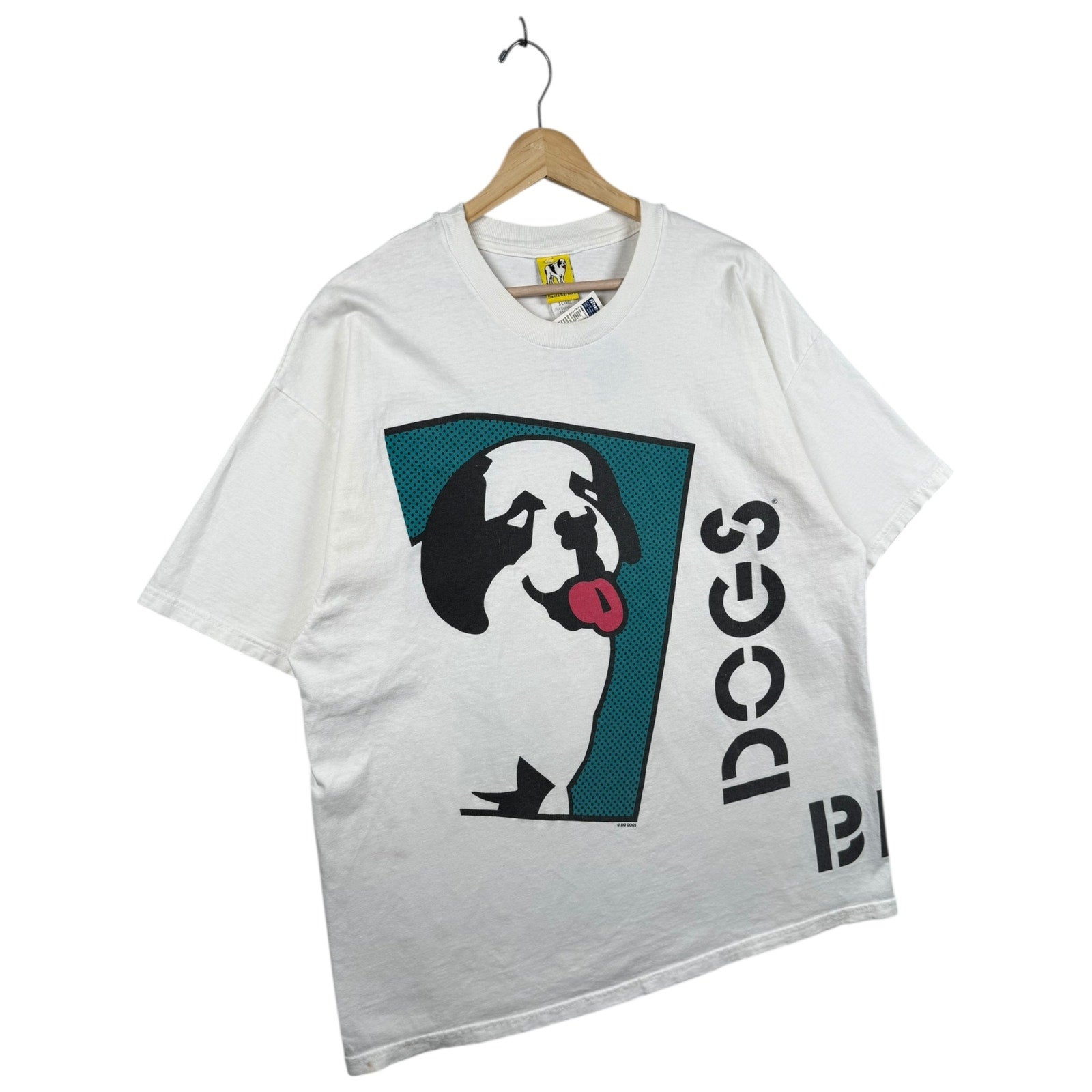 Vintage Big Dogs All Over Graphic T-Shirt
