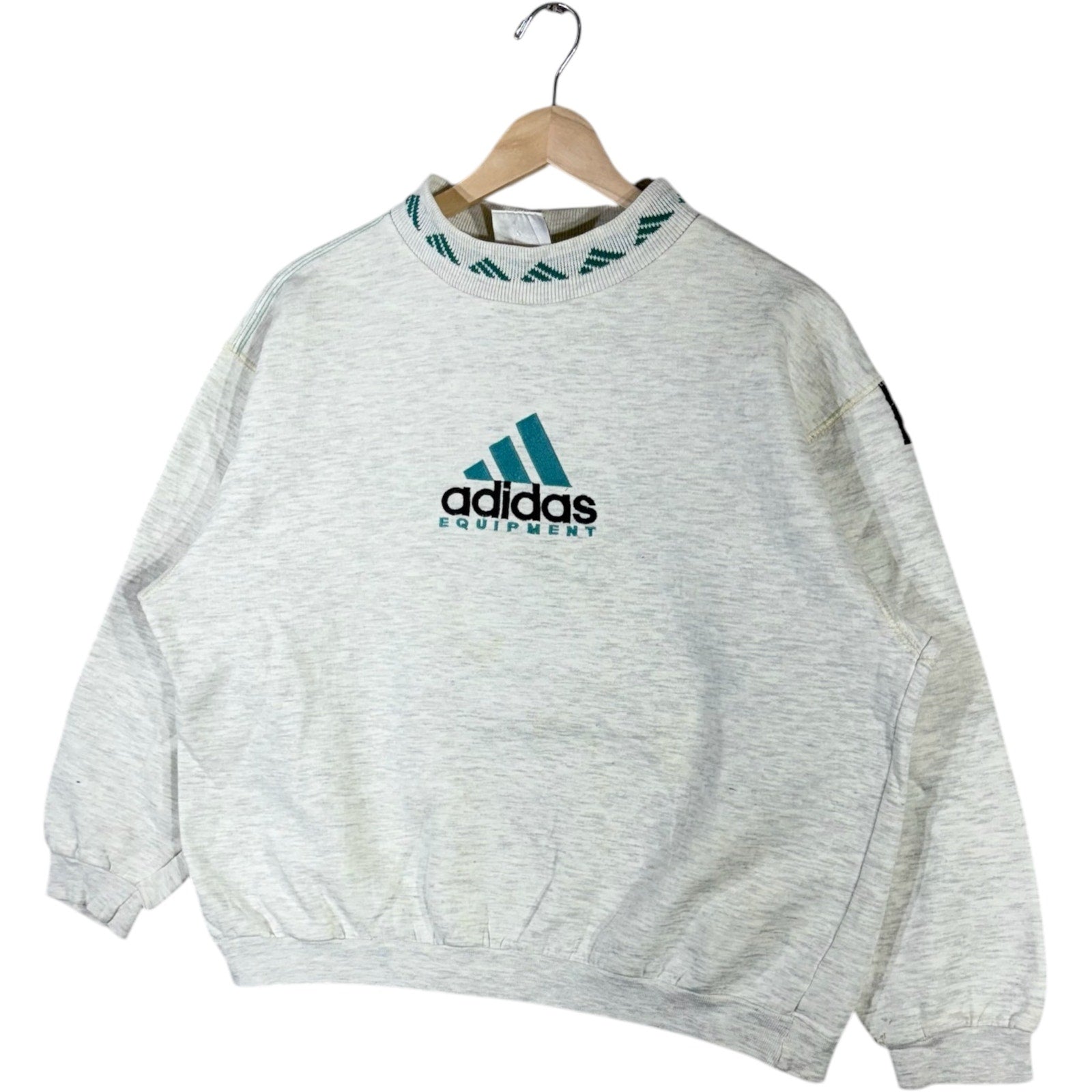 Vintage Youth Adidas Logo Crewneck