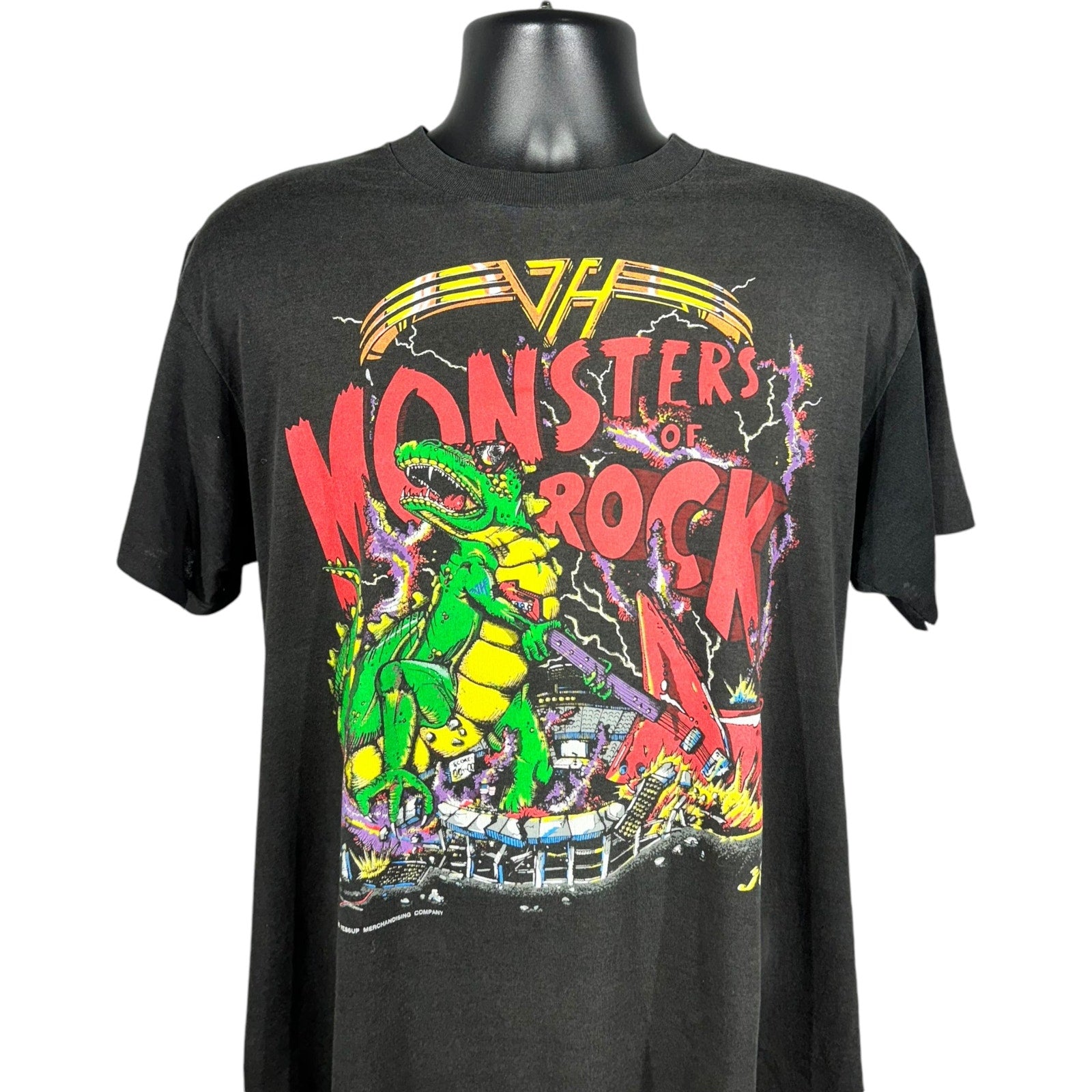 Vintage Van Halen Monsters of Rock Tour Tee 1988