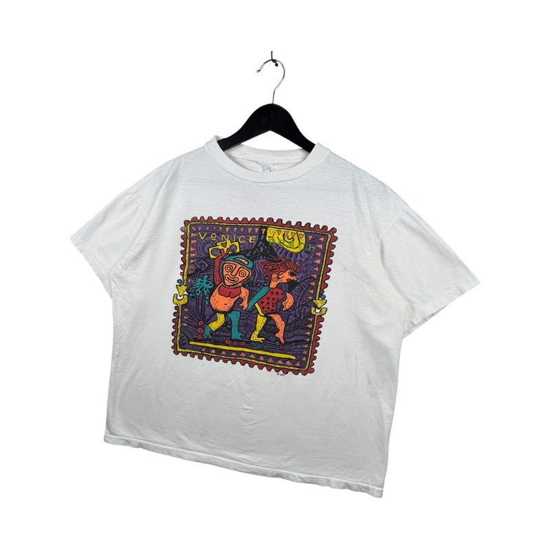 Vintage Venice Beach Funky Tribal Art T-Shirt