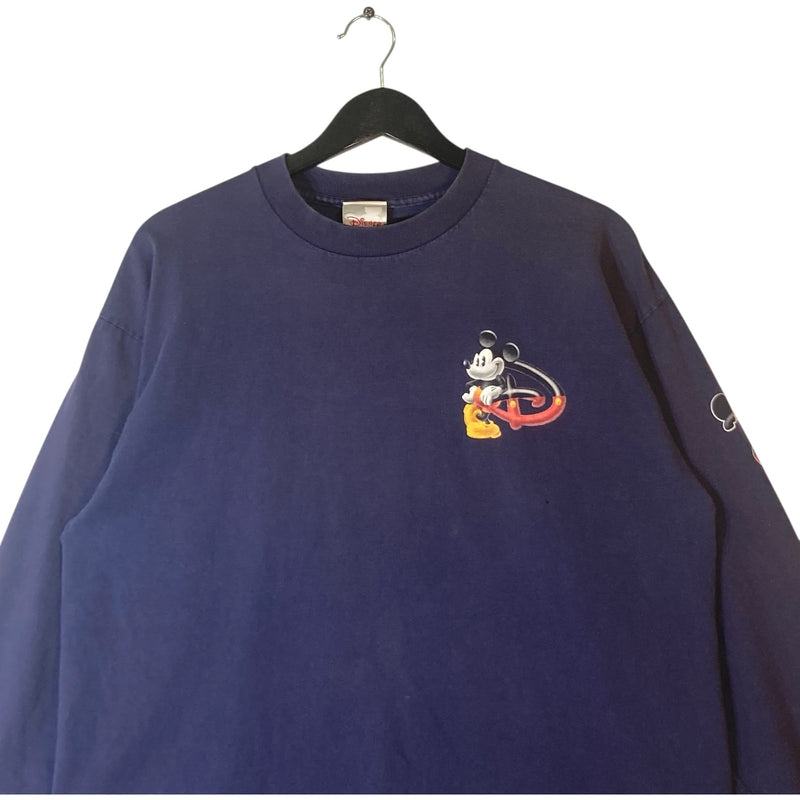 Vintage Disney Mini Logo Sleeve Spellout Long Sleeve