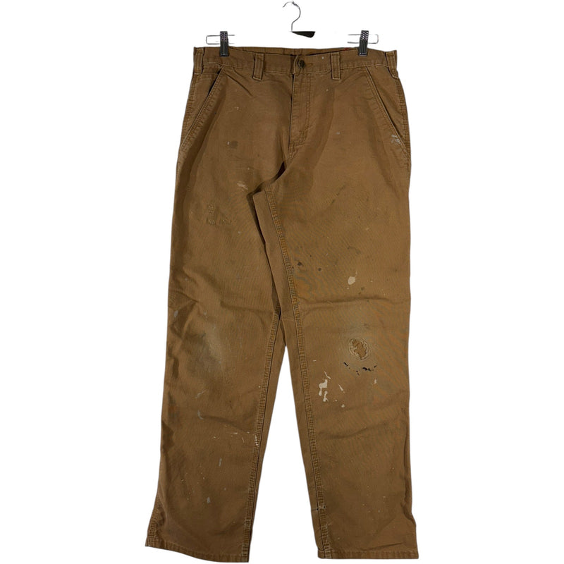 Vintage Carhartt Dungaree Fit Workwear Utility Carpenter Pants 33x34