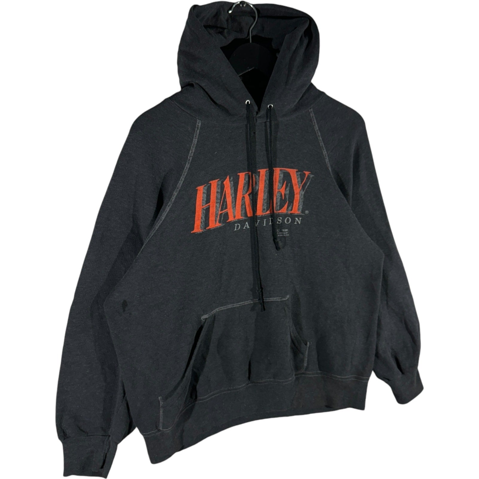 Vintage Harley Davidson Spellout Hoodie