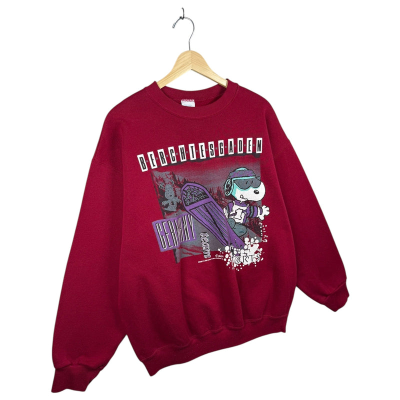 Vintage Snoopy Berchtesgaden Snowboarding Crewneck
