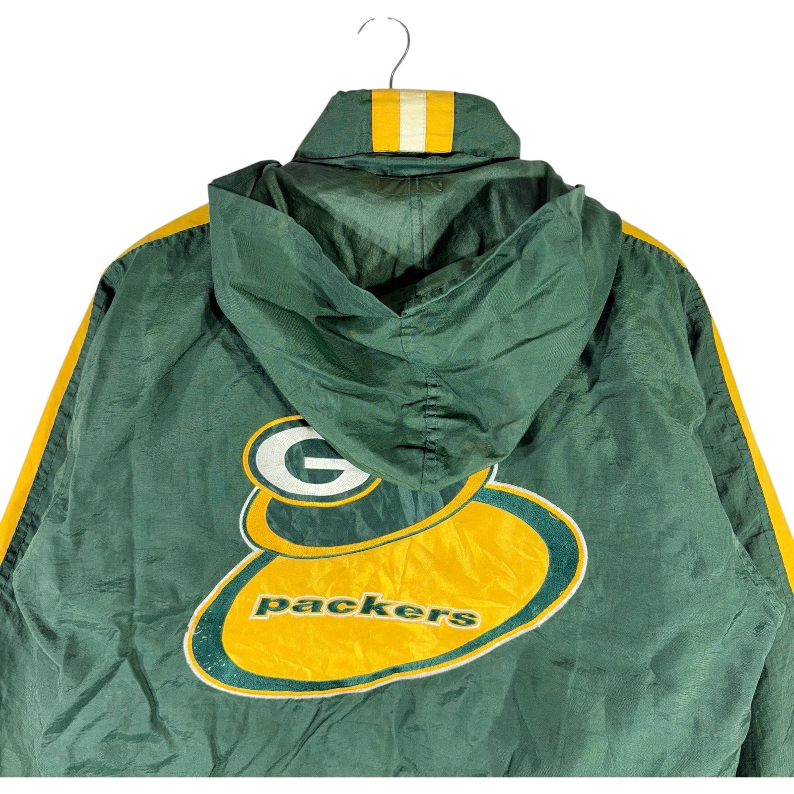 Vintage Youth NFL Logo Athletic Green Bay Packers Puffer Jacket