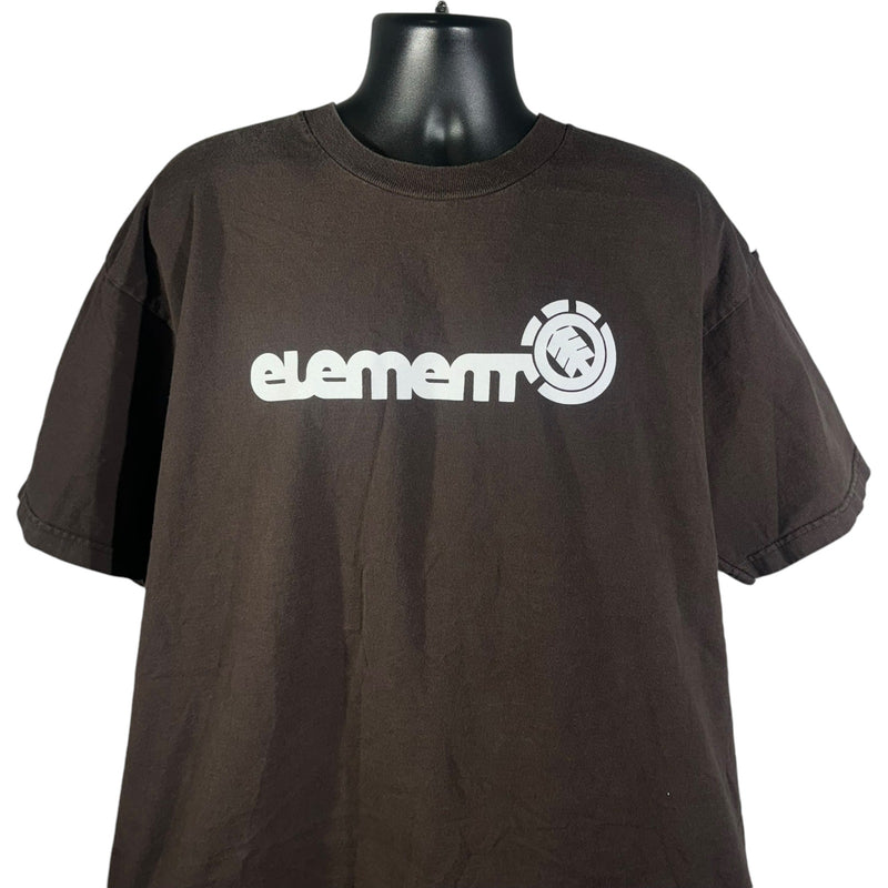 Vintage Element Spellout Large Logo Tee