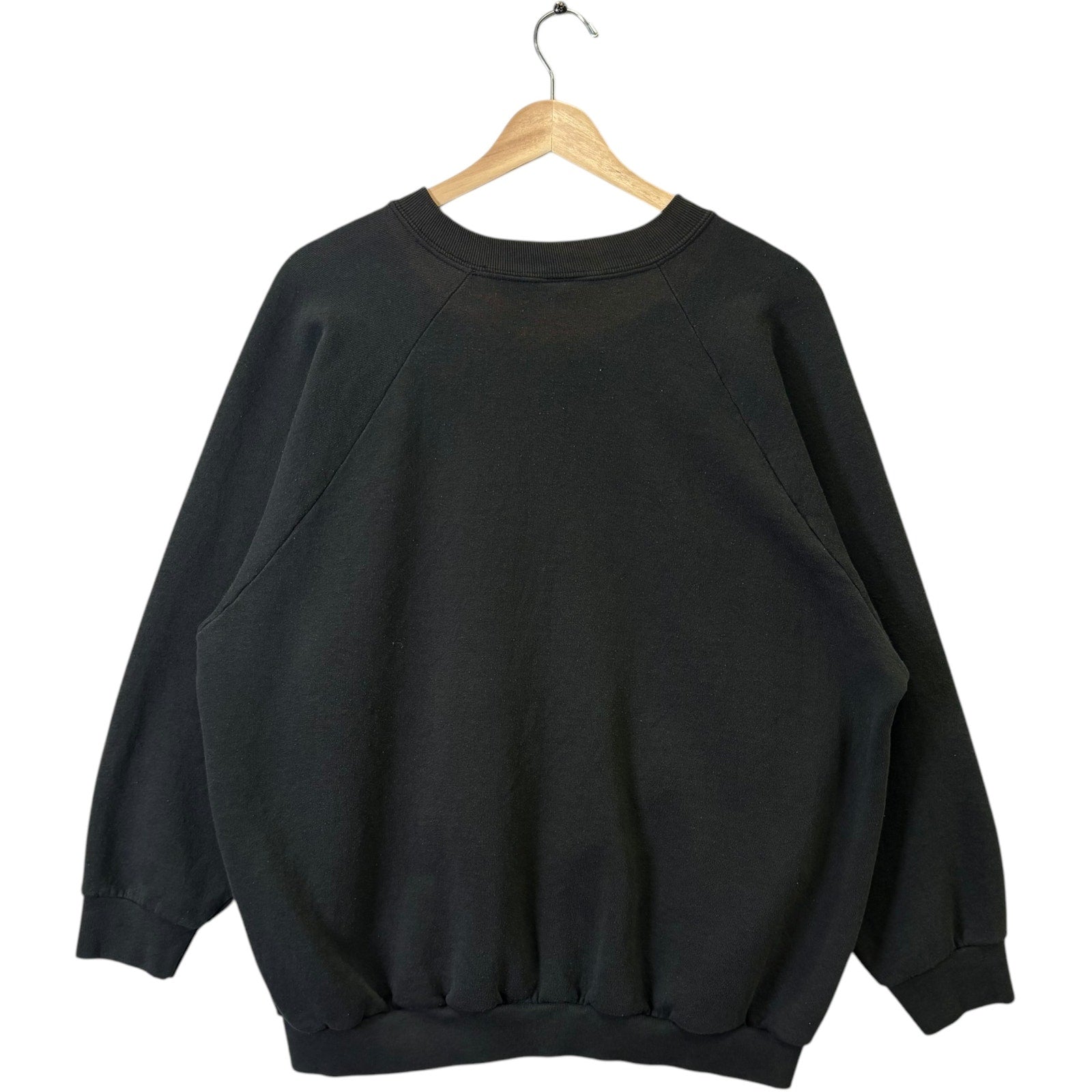 Vintage Fruit of the Loom Black Crewneck