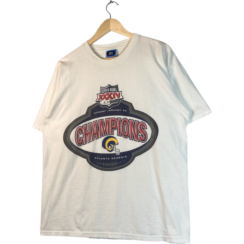 Vintage SuperBowl XXXIV Champions Atlanta Georgia 2000 Tee